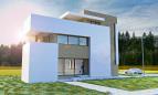 Proiect casa  moderna cu terasa
